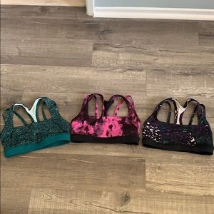 3-Pack Lululemon Sports Bras size 4